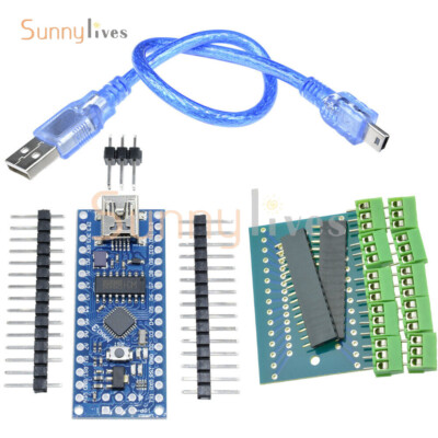 Nano V3.0 ATmega168 16M 5V USB Micro-controller CH340G Adapter For Arduino