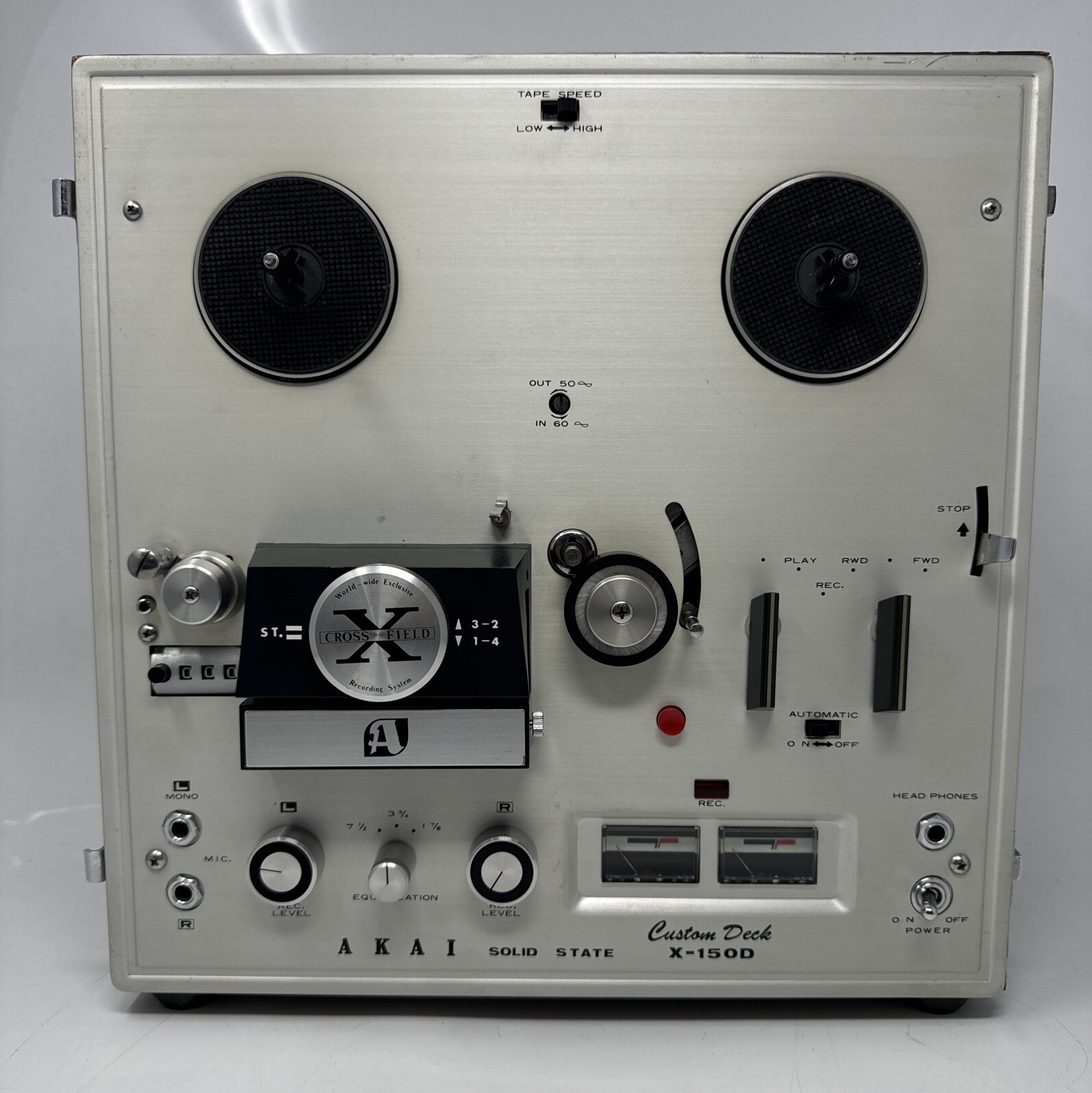 Akai X150d solid state reel to reel tape recorder/player, Works
