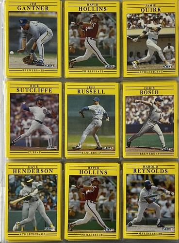 Huge NM 188 1990’s Baseball Card Lot . Fleer ,Tops, Scrore & Donruss With Binder - Picture 11 of 11