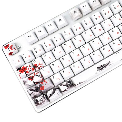 Keycaps 110 Set for Full Size Mechanical Keyboard Custom PBT OEM Profile Key ...