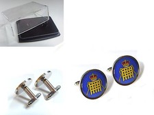 HM ZOLL & STEUERN WAPPENFLAGGE UK ABZEICHEN HERREN MANCHETTENKNÖPFE GESCHENK