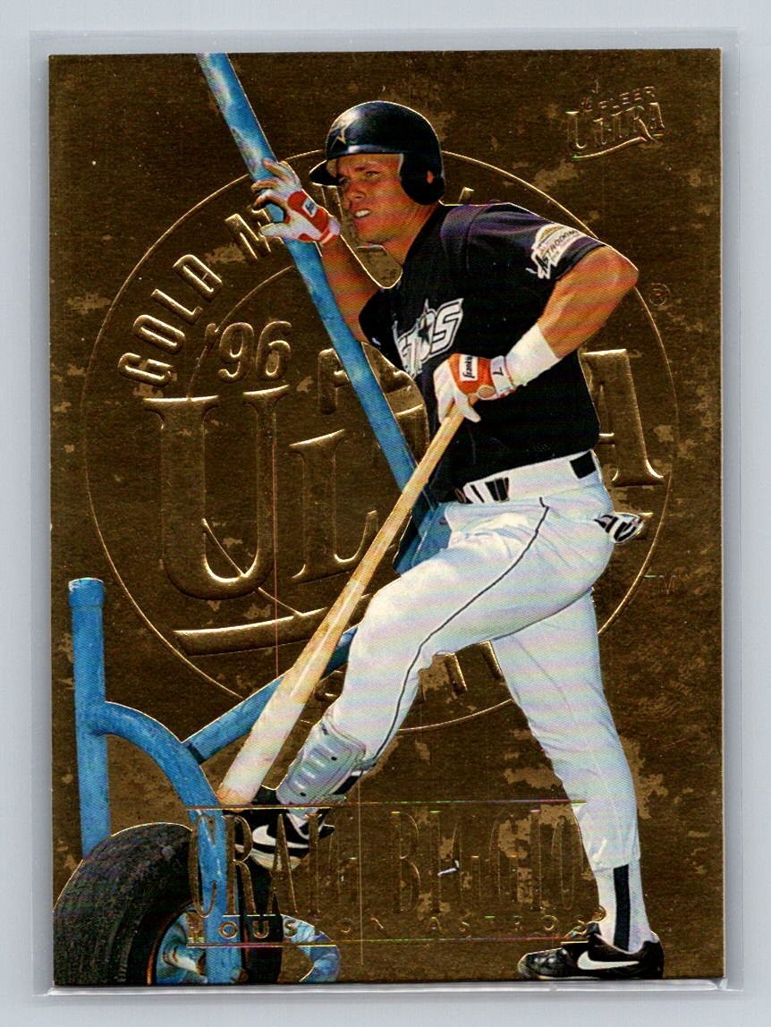 1996 Fleer Ultra Craig Biggio #485 Gold Medallion