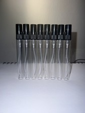 30PCS Refillable Reusable Mist Spray Bottles 10ml Clear/Black