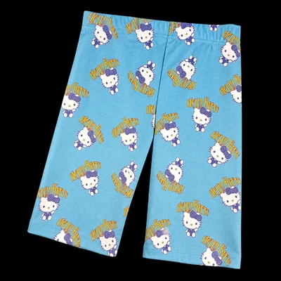 Sanrio Hello Kitty Short Velo Biker Fille 10 Kawaii Bleu Neuf NWOT - Photo 1/4