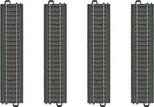 Marklin 20172 HO 6-3/4" Straight C Track Sections (Pack of 4) - 3-Rail