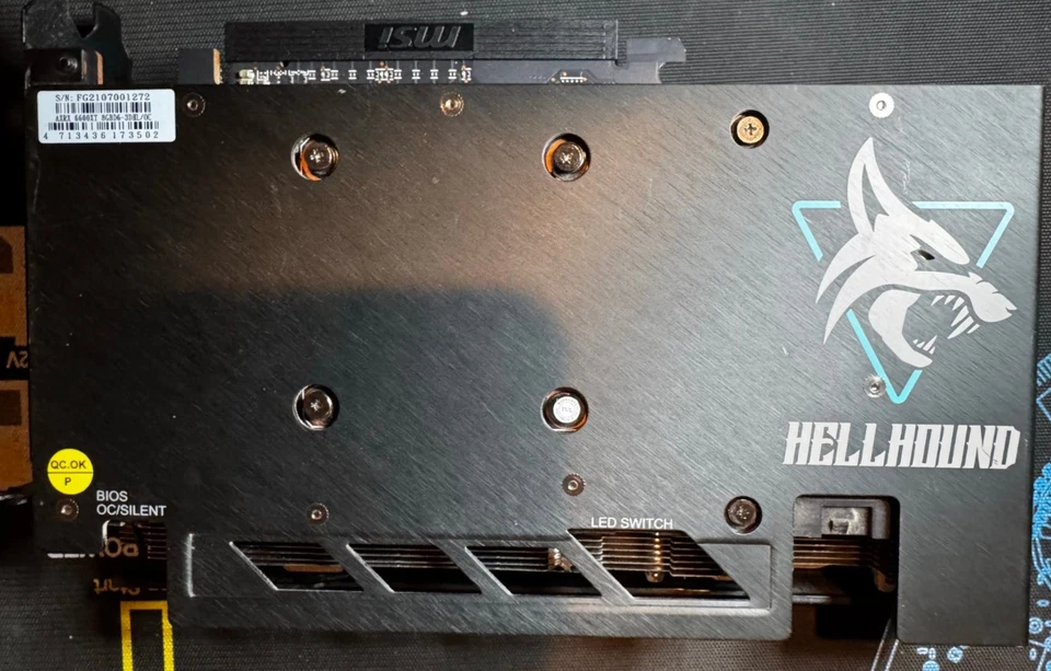 PowerColor Hellhound AMD Radeon RX 6600 XT 8GB GDDR6 Graphics Card - Image 4 of 4