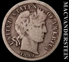 1899-O Barber Dime- Silver- Semi Key Better Date- No Reserve #K352