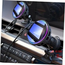 for MagSafe Car Mount Charger TEC Fan Cooling Magnetic Wireless Car Black 1