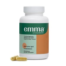 Emma Gut Health Supplement - 60 Capsules - Relieves Gas and Bloating