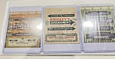 2290.6A ~ Vintage Wrigley's Juicy Fruit, Peppermint  & Spearmint Gum Coupons