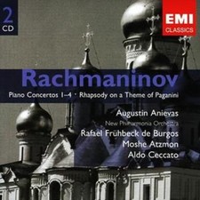 Sergei Rachmaninov : Piano Concertos 1-4 Anievas, New Po, Burgos, Atzmon CD 2