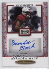 2021 Sage Premier Draft Auto Red Branden Mack #A53 Auto 7eo