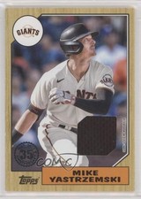 2022 Topps Series 2 1987 Topps Baseball Relics Mike Yastrzemski #87BR-MY 5c2