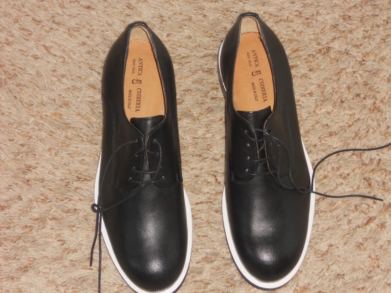 NEW! ANTICA CUOIERIA VERA PELLE ITALIAN SHOES SIZE 38