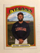 2021 Topps Heritage High Number Short Print SP Daniel Johnson Indians RC 719