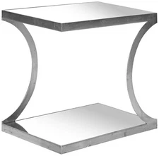 Home Collection Sullivan Silver Accent Table