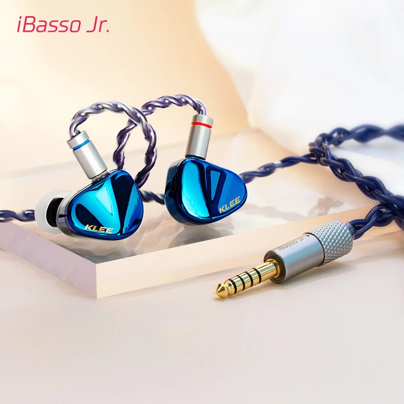 iBasso Jr. KLEE・Macaron 有線イヤホン＆DACセット IBasso Jr. Klee In Ear 3.5 and 4.4 Interface HIFI Music Earphones
