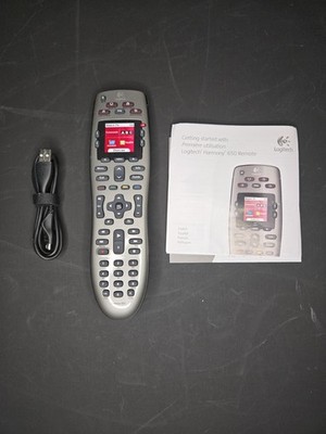 Logitech Harmony 650 Universal Remote Control Color Screen Silver New