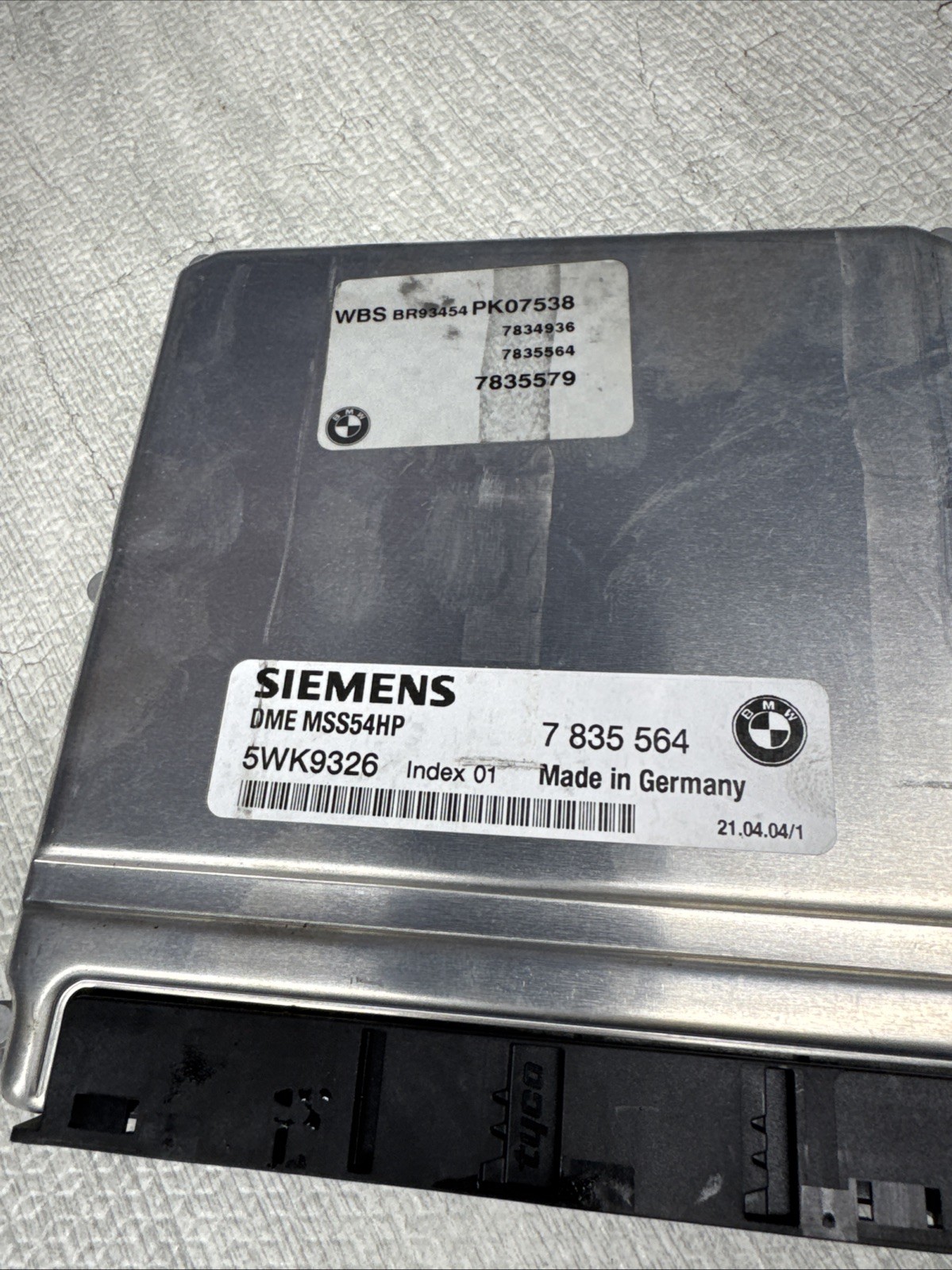 01-06 BMW E46 M3 S54 OEM ENGINE DME ECU COMPUTER MSS54HP