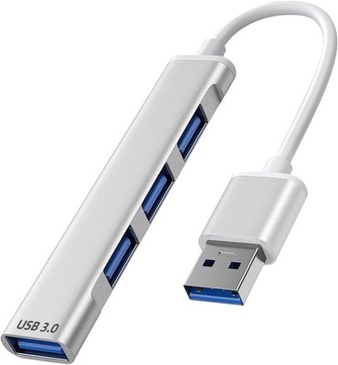 USB 3.0 Hub, 4-Port USB Hub USB Splitter USB Expander for Laptop, Xbox, Flash Dr