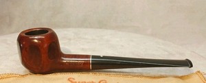 Gorgeous Drinkless Kaywoodie 7728C Paneled Apple Tobacco Pipe Pre-1936