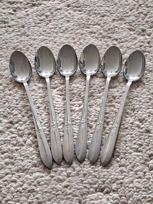 Vtg Long Handle Spoon Set Carlyle Stainless N.S. Co. Japan Ice Tea Parfait