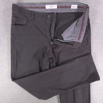 Brax Cooper TA Fancy Feel Good Straight Regular Trouser Prep Mens 35x32 (34x31)