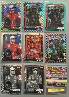 2025 Topps Chrome F1 - Charles Leclerc Numbereds & more