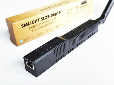 SMLIGHT SLZB-06P10 Triple-Radio-Gateway, Zigbee, Thread, PoE, Home Assistant,