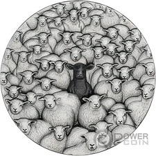 SHEEP B-Different 2 Oz Silver Coin 2$ Niue 2025