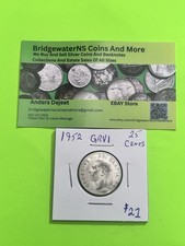 1952 Canadian Silver Quarter [25c] AG  King George VI.  STARTING BELOW MELT