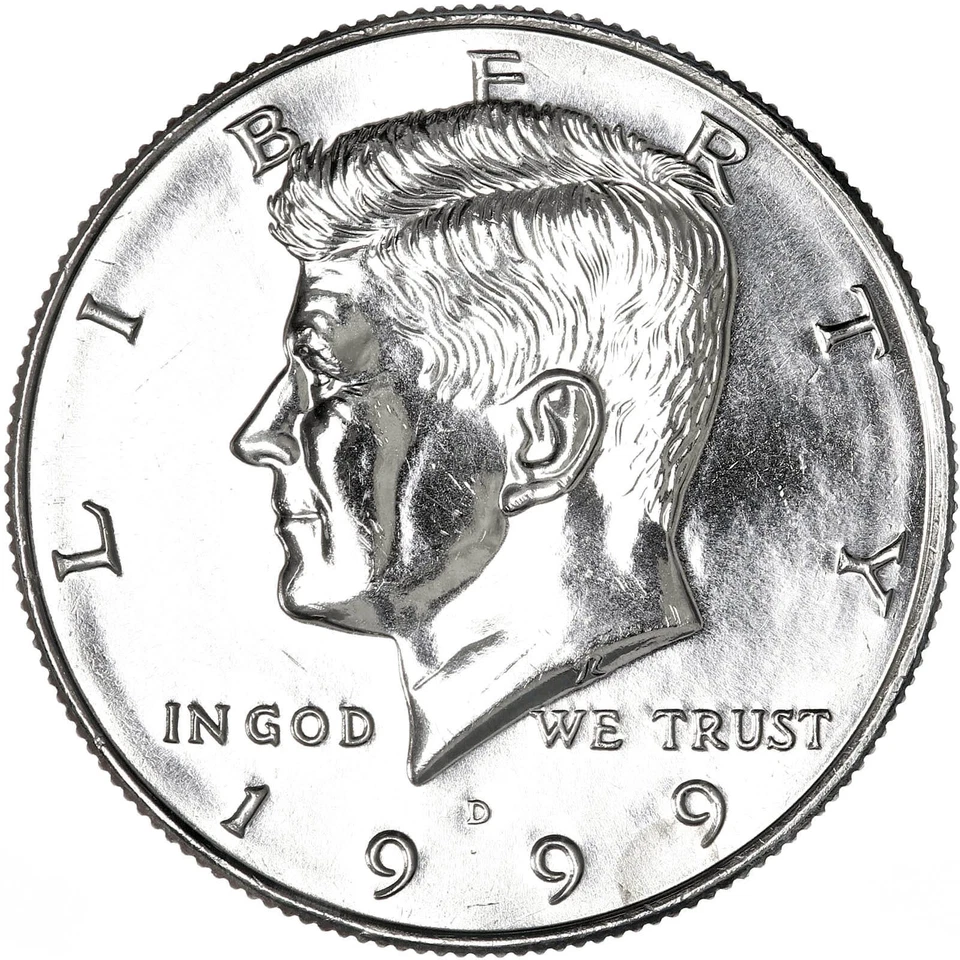 1999 P D Kennedy Half Dollar BU 2 Coin Year Set - Image 4 of 4