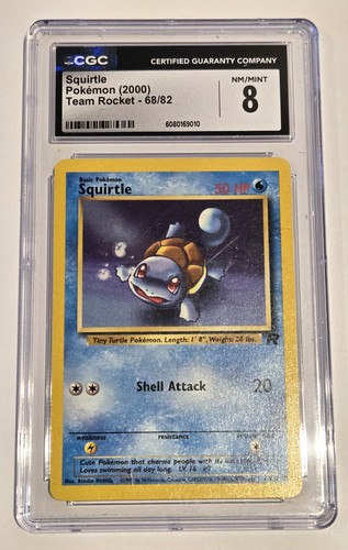 Squirtle (Unlimited) graded CGC 8 for sale on eBay