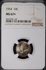 1954 Roosevelt Dime NGC MS67+ Plus Toned Gem - Book $600 *DoubleJCoins* 8001-99