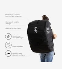 Doona Black Padded Travel Bag Car Seat Stroller Protection- Black