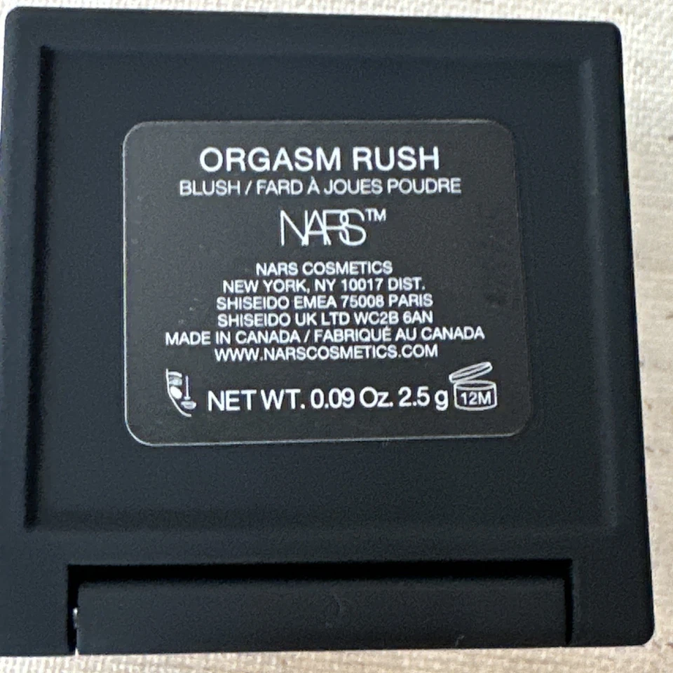 NARS Mini Blush Orgasm Rush 2.5g Travel Size Rose Tinged Bronze Brand New in Box - image 4 of 4