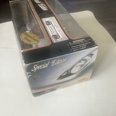 Maisto SPECIAL EDITION Porsche Boxster DIECAST CAR Silver 1 18