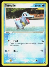 Totodile 79/101 Common EX Hidden Legends Pokemon EN Near Mint