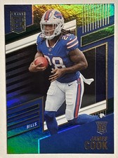 James Cook RC - 2022 Panini Donruss Elite Green Parallel - Buffalo Bills #116