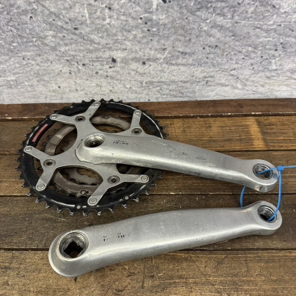 Vintage Shimano Deore LX FC-M569 Crankset 175mm Triple MTB Square