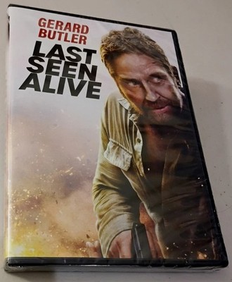LAST SEEN ALIVE DVD 2022 Vertical NEW SEALED Gerard Butler ETHAN EMBRY 