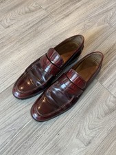 Rare Marc Jacobs Ox Blood Burgundy Penny Loafer Men’s 10.5