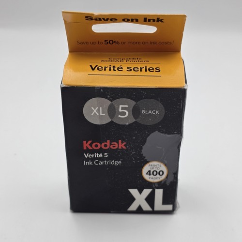 Kodak Verite 5 XL Black Ink Cartridge Printer Ink Genuine NEW