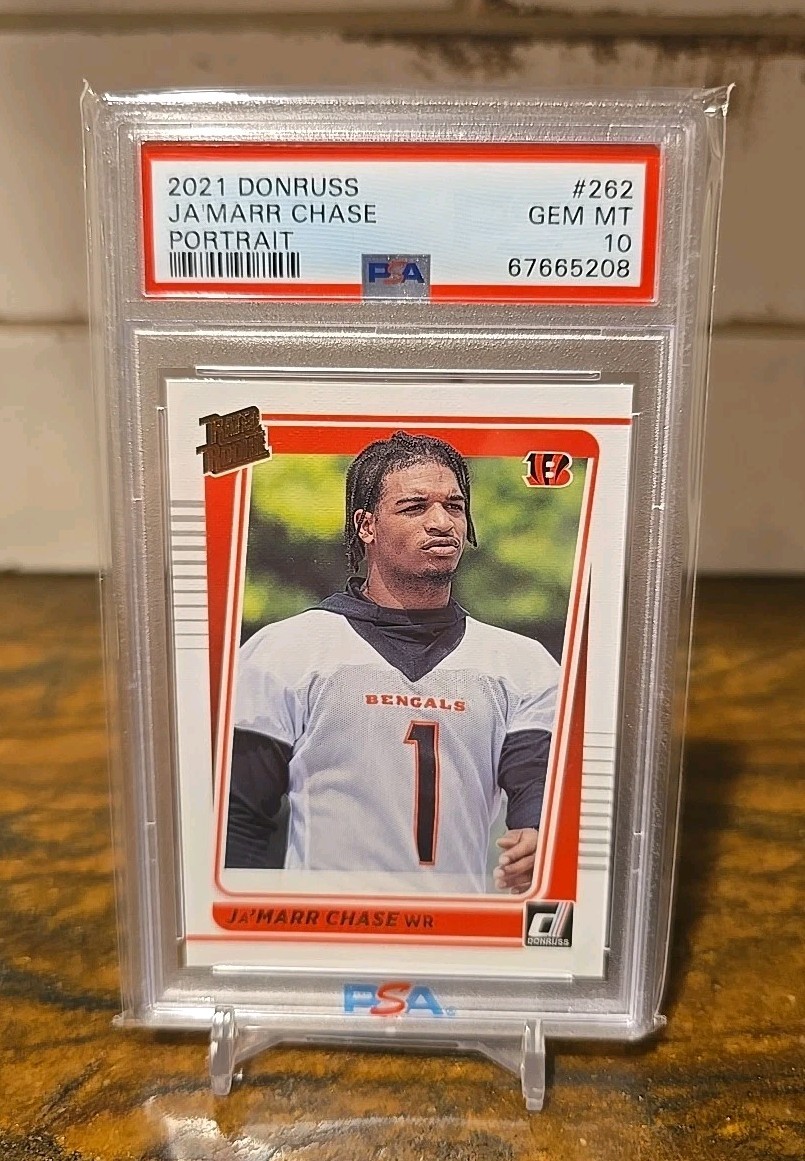 JaMarr Chase Panini Donruss #262 Portrait