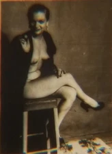 Nude 8 Ball Microphotograph Microscope Slide