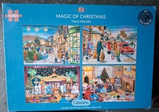 Gibson 4x500 Piece Jigsaw - Magic Of Christmas  - 1 Piece Missing From Nativity