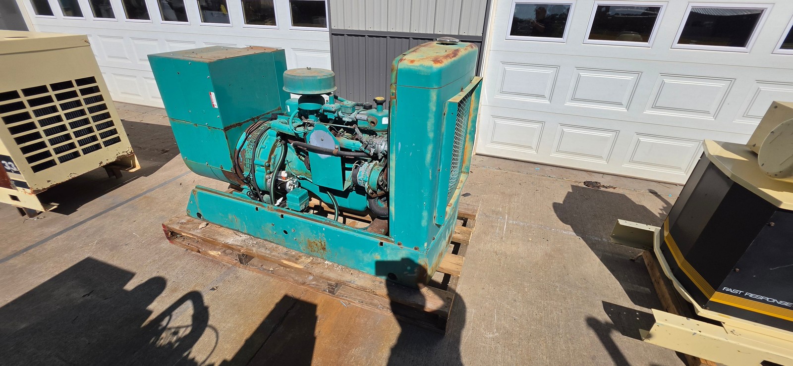Onan 45EM 45kW Natural Gas Generator 120/240V 1ph Ford Engine 988hrs '89 Load
