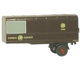 VANS Rimorchio per furgoni Oxford pressofuso scala 1:76 GWR