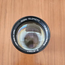 Sigma Telephoto 135mm f/2.5 manual focus prime lens (vintage)