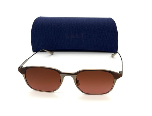 SALT Optics WISTER Copper Antique Gold /Crimson Gradient 51mm Polarized sunglass - Picture 2 of 4